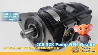 คุณภาพ OEM 20/903200 Parker / JCB 3CX Twin Hydraulic Pump