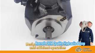 ดูคุณภาพ OEM Rexroth ใหม่หลังการขาย A10VSO18 A10VO18 DR Control การสาธิตปั๊มไฮดรอลิก