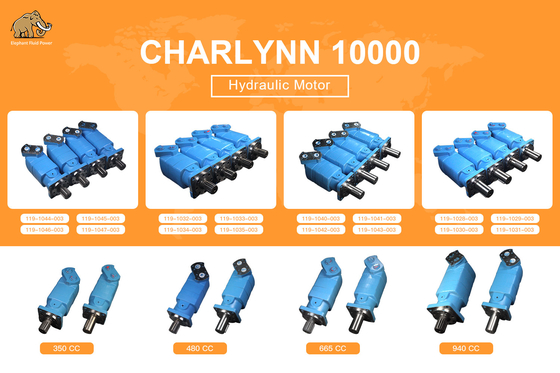 เครื่องยนต์ไฮดรอลิก Geroler ของแท้ Eaton Char Lynn 10000 ซีรีส์ 345-940cc / Rev แทน